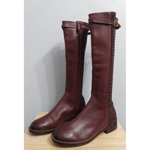 NWOT Cole Haan Lexi Grand Stretch Leather Riding Boots size 9.5 M - Picture 3 of 15